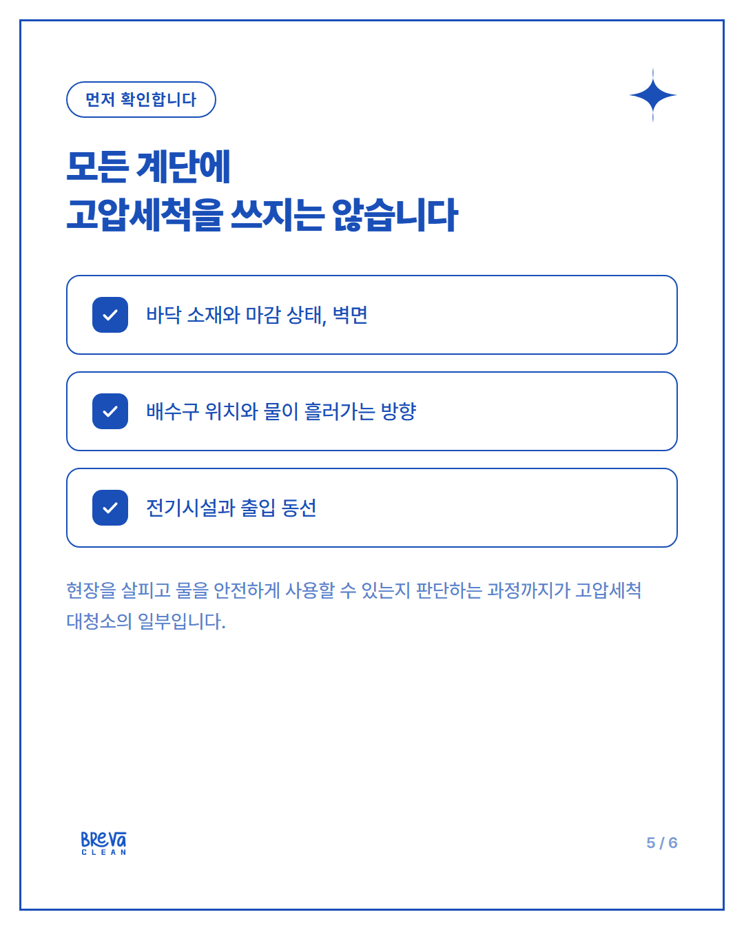 영등포 상가 계단 대청소, 6개월 묵은 오염을 고압세척기로 씻어냈습니다 카드뉴스 5